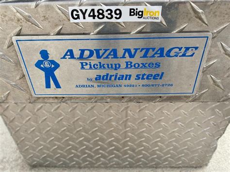 advantage pickup boxes by adrian steel|adrian steel toolbox.